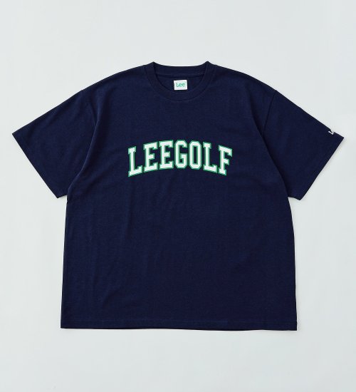 Lee(リー)の【Lee GOLF】メンズ LeeロゴプリントTシャツ|トップス/Tシャツ/カットソー/メンズ|ネイビー