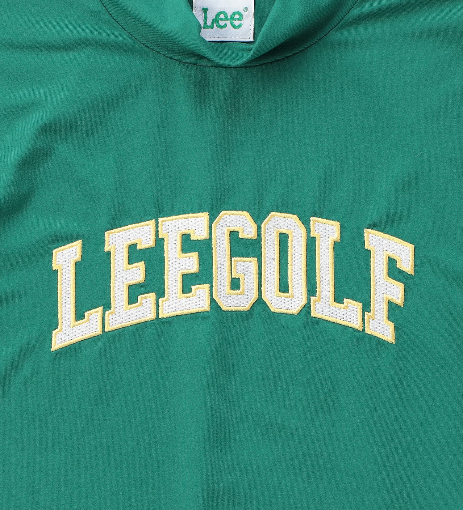 【カート割対象】【ガレージセール】【Lee GOLF】ロゴモックネック半袖Tシャツ