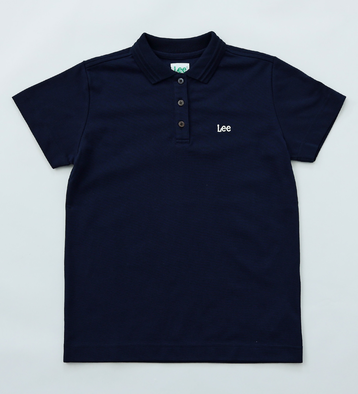 Lee(リー)の【Lee GOLF】レディース 吸水速乾 Leeロゴ刺繍 半袖ポロシャツ|トップス/ポロシャツ/レディース|ネイビー