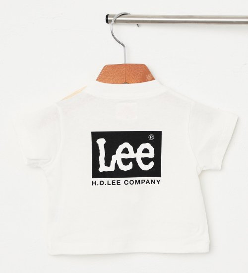 Lee(リー)の【70-100cm】ベビー　バックロゴ　プリント半袖Tシャツ|トップス/Tシャツ/カットソー/キッズ|ホワイト