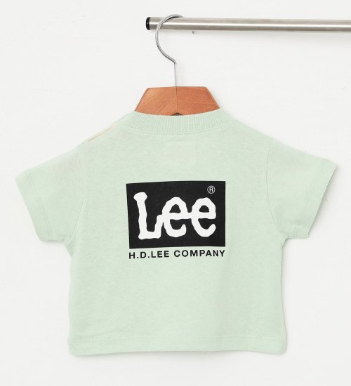 Lee(リー)の【70-100cm】ベビー　バックロゴ　プリント半袖Tシャツ|トップス/Tシャツ/カットソー/キッズ|グリーン