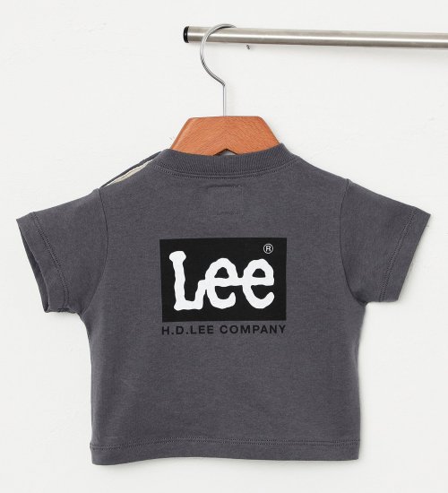 Lee(リー)の【70-100cm】ベビー　バックロゴ　プリント半袖Tシャツ|トップス/Tシャツ/カットソー/キッズ|チャコール