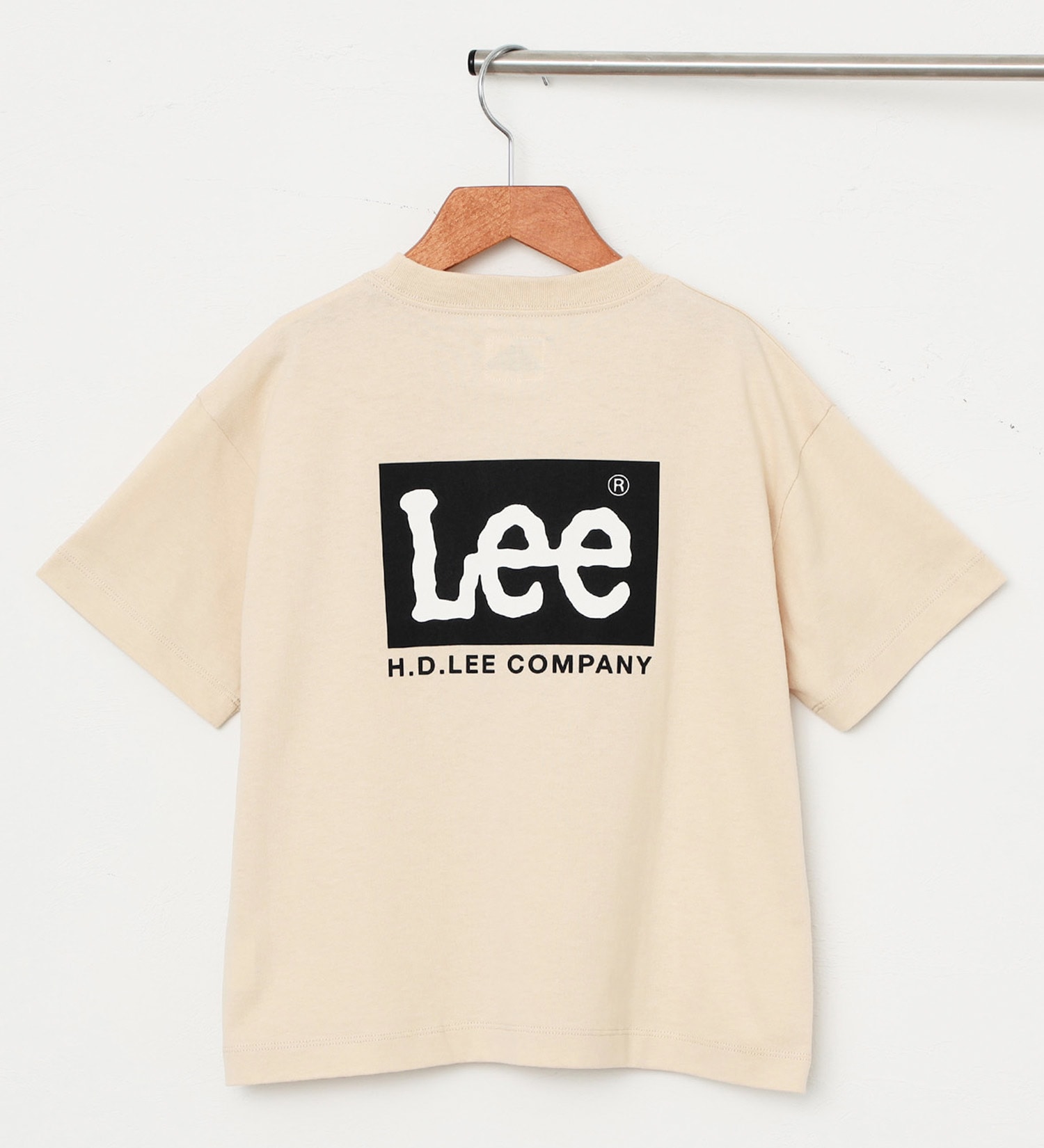 SALE】【110-150cm】キッズ バックロゴ プリント半袖Tシャツ|Lee|リー