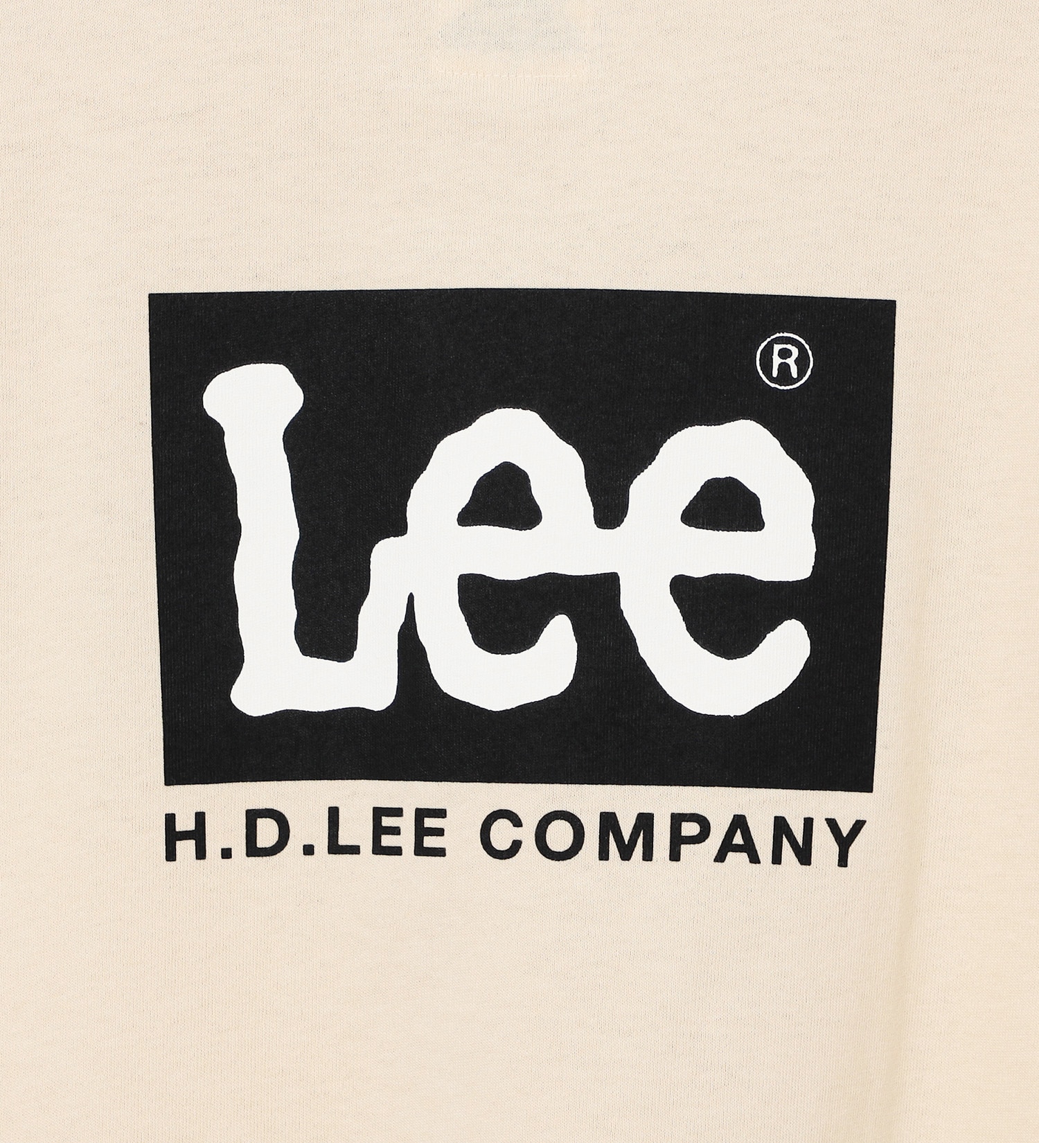 Lee(リー)の【110-150cm】キッズ　バックロゴ　プリント半袖Tシャツ|トップス/Tシャツ/カットソー/キッズ|ベージュ