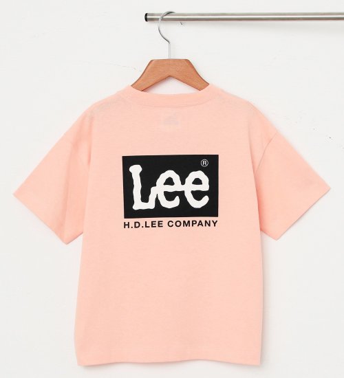 Lee(リー)の【110-150cm】キッズ　バックロゴ　プリント半袖Tシャツ|トップス/Tシャツ/カットソー/キッズ|ピンク