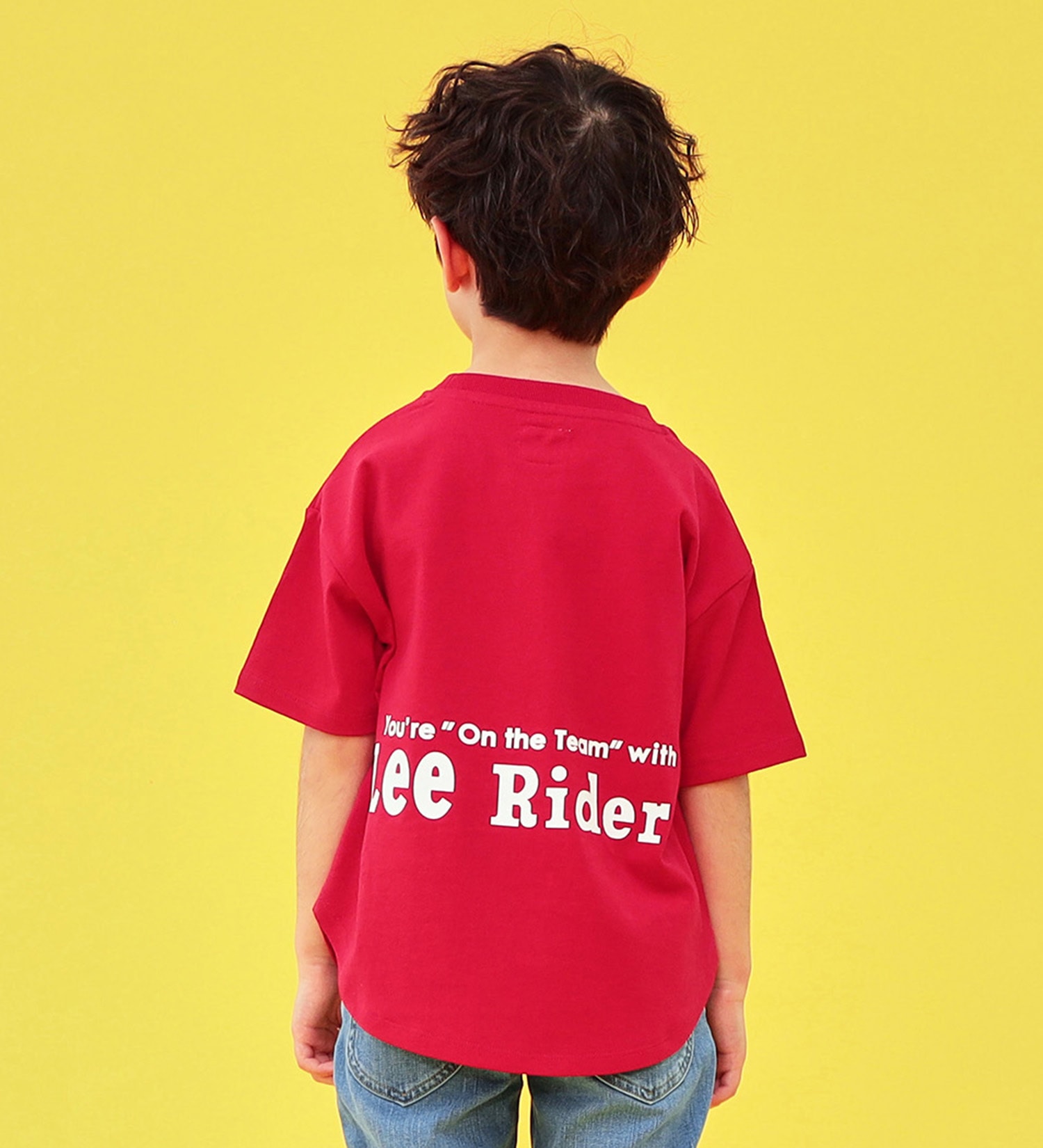 【FINAL SALE】【110-150cm】キッズ ラウンドヘム半袖Tシャツ