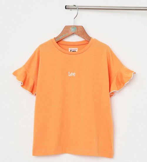 Lee(リー)の【110-150cm】キッズ　フリル半袖Tシャツ|トップス/Tシャツ/カットソー/キッズ|オレンジ