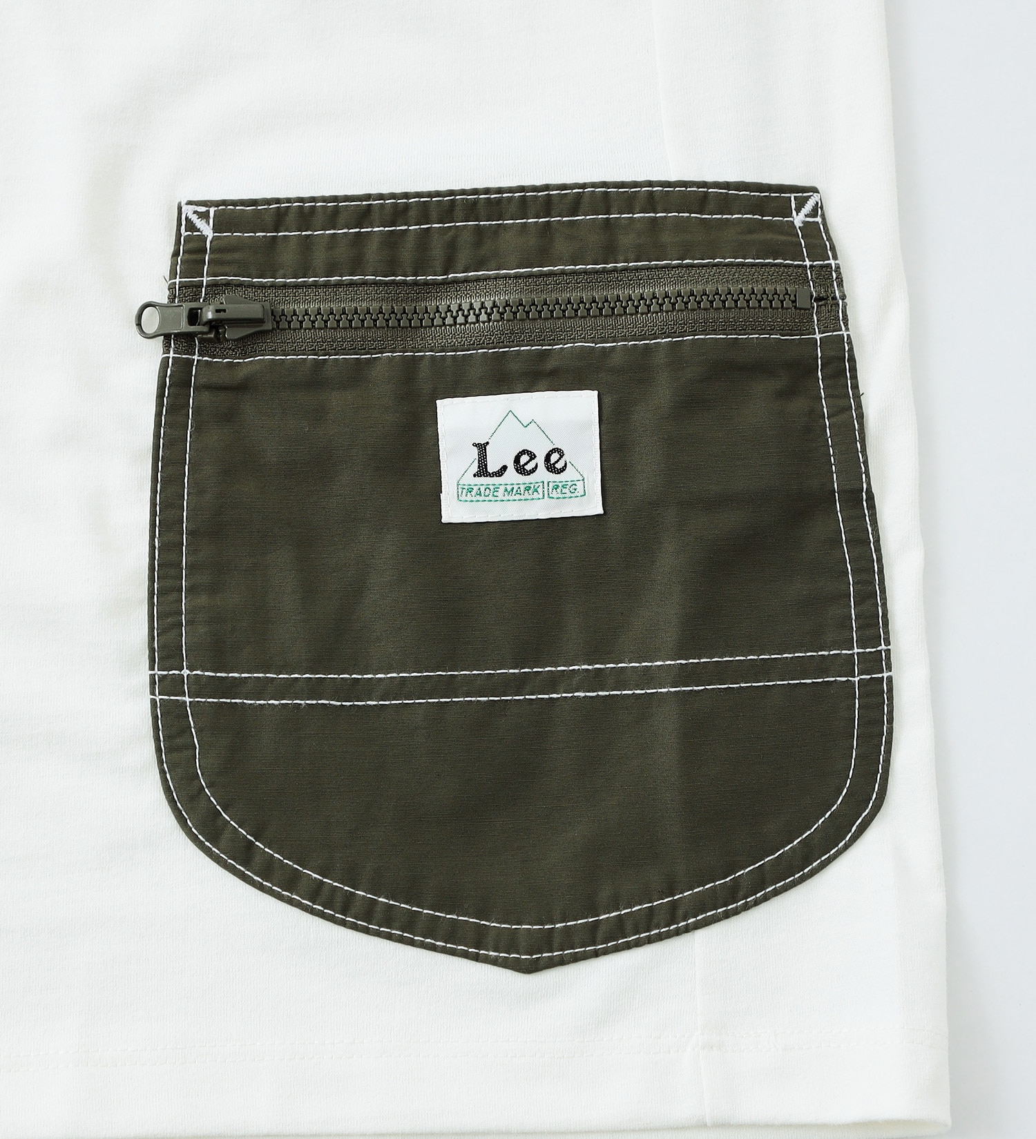 Lee(リー)の【再値下セール】【Lee OUTDOORS】【110-150cm】キッズ　コンパクトに収納できるパッカブルポケット付き半袖Ｔシャツ（親子リンク対応）|トップス/Tシャツ/カットソー/キッズ|ホワイト