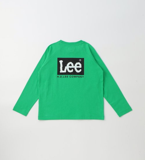 Lee(リー)の【110-150cm】キッズ バックプリント長袖Tシャツ(親子リンク対応)|トップス/Tシャツ/カットソー/キッズ|グリーン