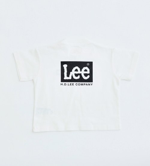 Lee(リー)の【80/90/100cm】ベビー バックロゴプリント半袖Tシャツ|トップス/Tシャツ/カットソー/キッズ|ホワイト