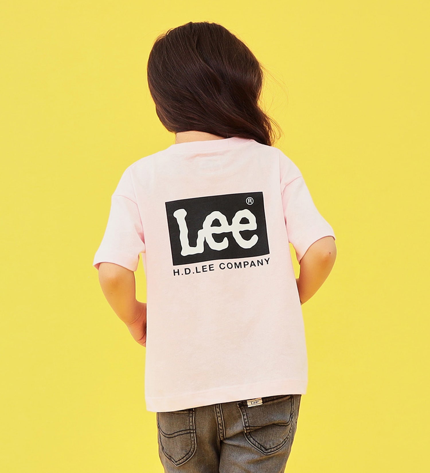 Lee(リー)の【最終処分SALE】【110-150cm】キッズ バックロゴプリント半袖Tシャツ|トップス/Tシャツ/カットソー/キッズ|ピンク