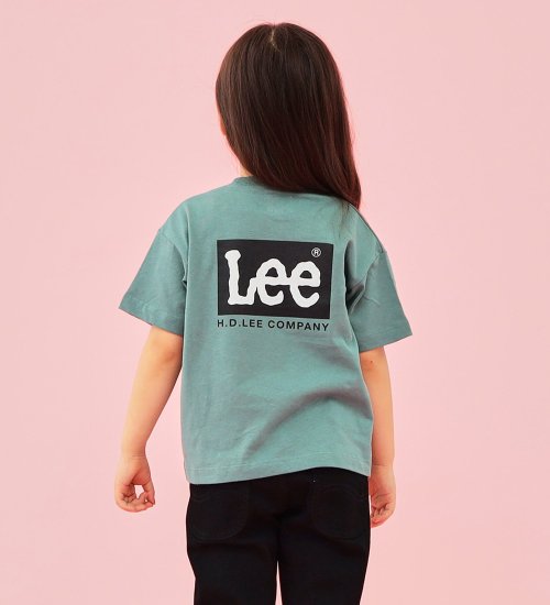 Lee(リー)の【110-150cm】キッズ バックロゴプリント半袖Tシャツ|トップス/Tシャツ/カットソー/キッズ|グリーン