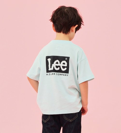 Lee(リー)の【110-150cm】キッズ バックロゴプリント半袖Tシャツ|トップス/Tシャツ/カットソー/キッズ|サックスブルー