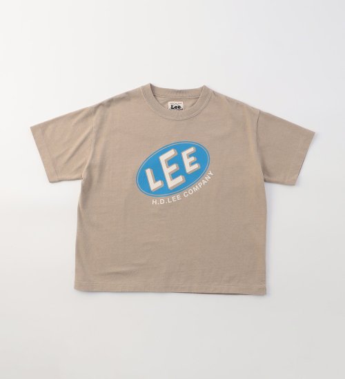 Lee(リー)の【110-150cm】キッズ オーバルLeeロゴ半袖Tシャツ|トップス/Tシャツ/カットソー/キッズ|グレー