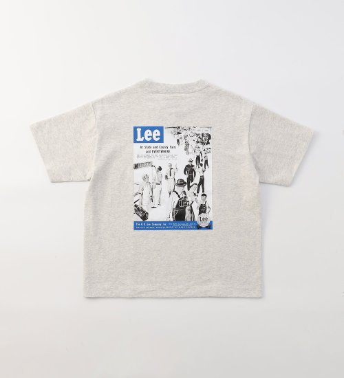 Lee(リー)の【110-150cm】キッズ バックプリント半袖Tシャツ|トップス/Tシャツ/カットソー/キッズ|グレー