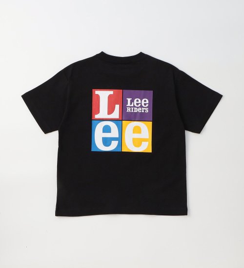 Lee(リー)の【110-150cm】キッズ バックプリント半袖Tシャツ|トップス/Tシャツ/カットソー/キッズ|ブラック系その他
