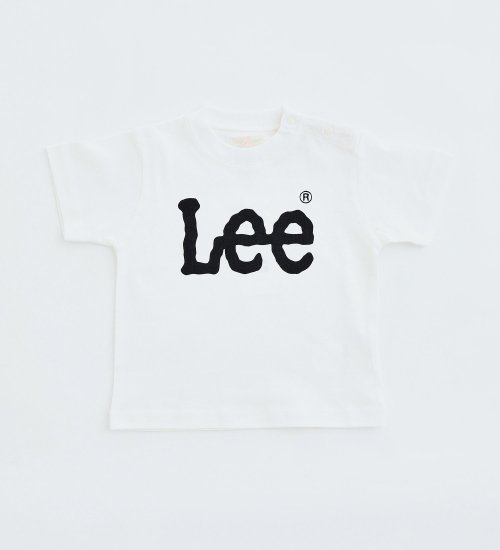 Lee(リー)の【おまとめ割対象】【80/90/100cm】ベビー Leeロゴプリント半袖Tシャツ|トップス/Tシャツ/カットソー/キッズ|ホワイト
