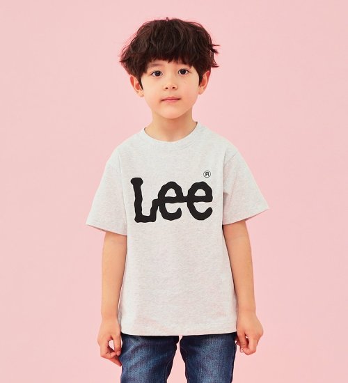 売り尽くしSALE】【110-150cm】キッズ Leeロゴプリント半袖Tシャツ|Lee