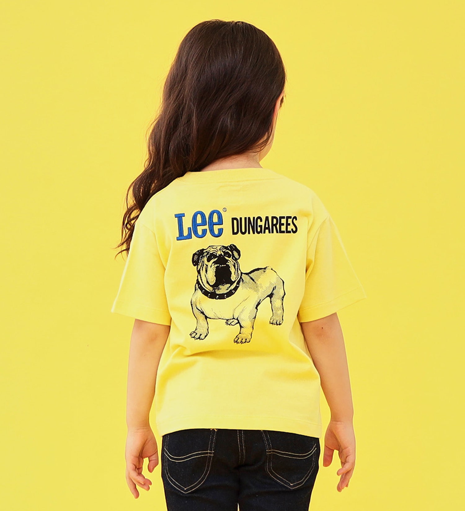 Lee(リー)の【110-150cm】キッズ ブルドックプリント半袖Tシャツ|トップス/Tシャツ/カットソー/キッズ|イエロー