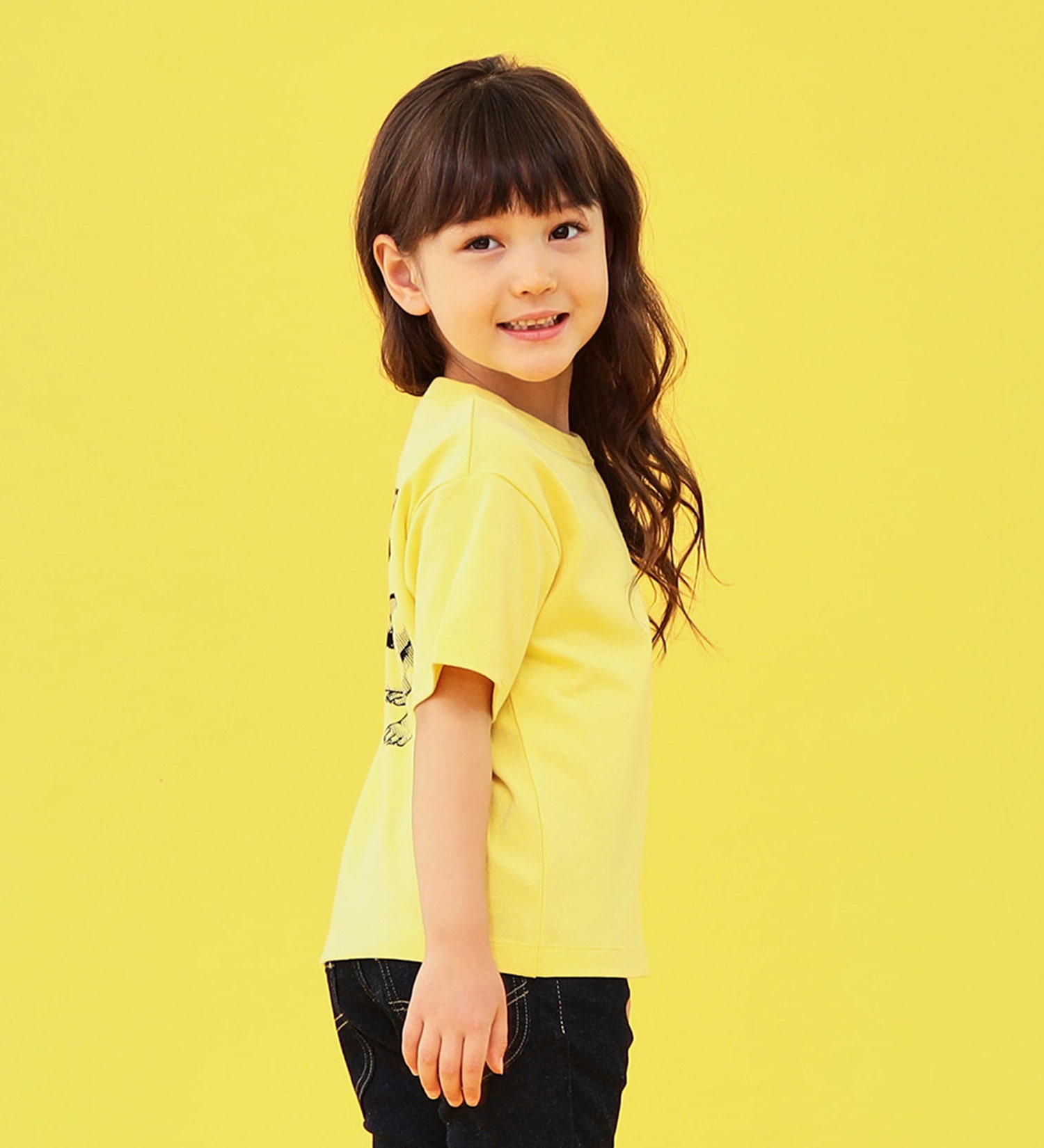 Lee(リー)の【110-150cm】キッズ ブルドックプリント半袖Tシャツ|トップス/Tシャツ/カットソー/キッズ|イエロー