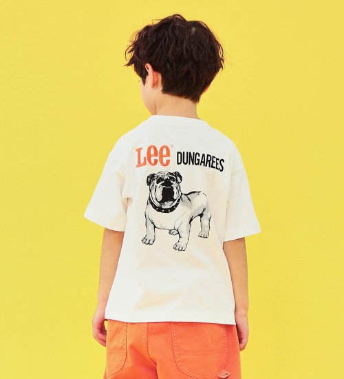 Lee(リー)の【110-150cm】キッズ ブルドックプリント半袖Tシャツ|トップス/Tシャツ/カットソー/キッズ|ホワイト