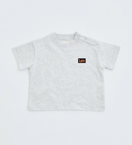 【80/90/100cm】ベビー ボックスロゴプリント半袖Tシャツ