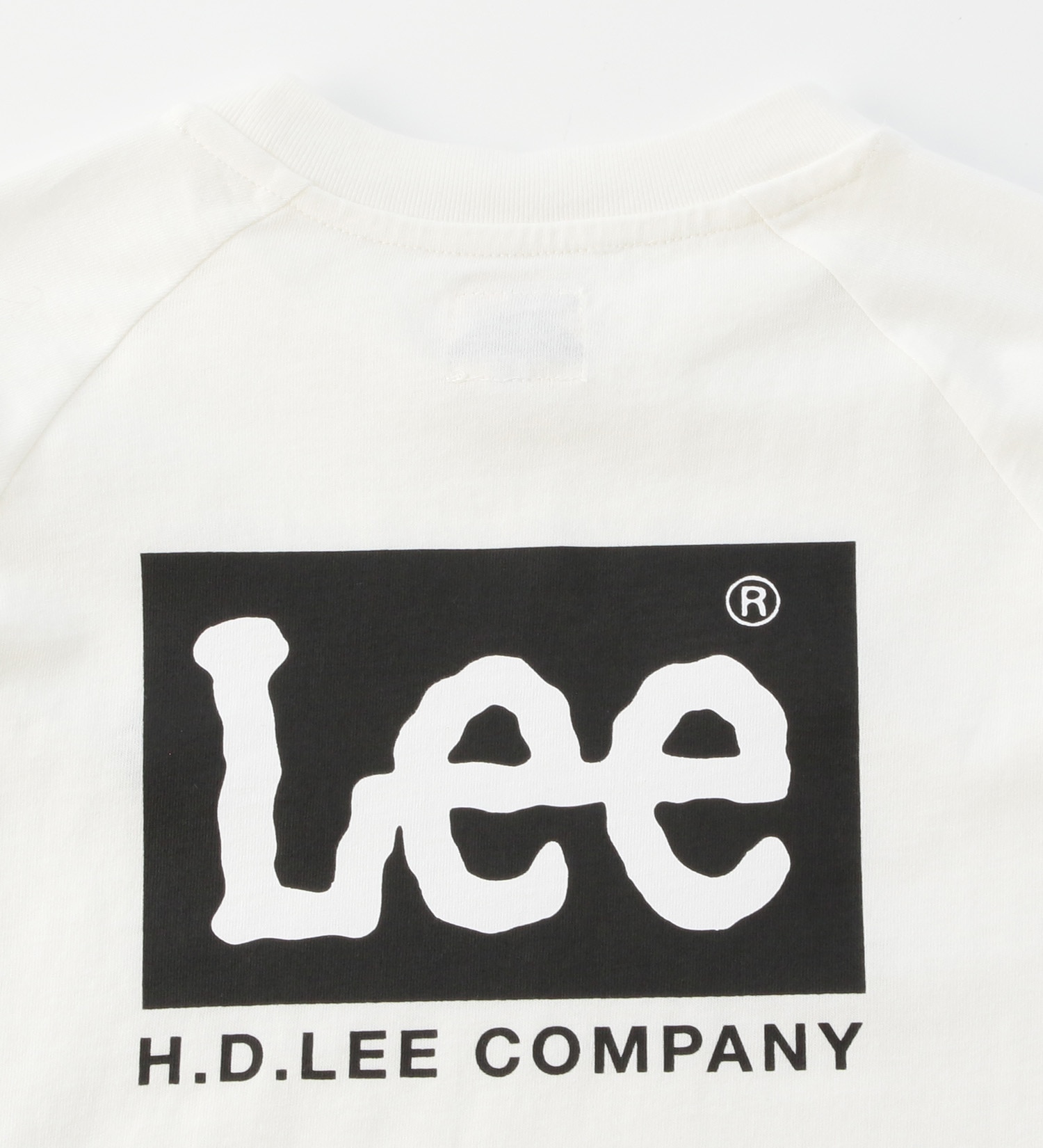 Lee(リー)の【カート割対象】【FINAL SALE】【110-150cm】キッズ Lee バックプリント長袖ラグランTシャツ|トップス/Tシャツ/カットソー/キッズ|ホワイト