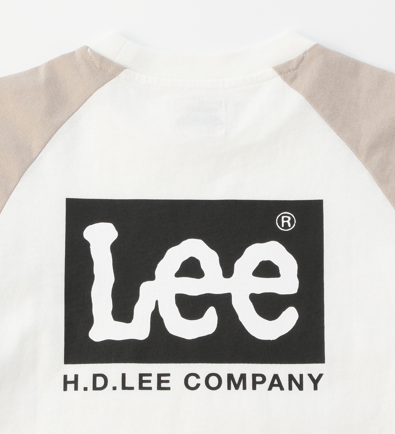 Lee(リー)の【BLACKFRIDAY】【110-150cm】キッズ Lee バックプリント長袖ラグランTシャツ|トップス/Tシャツ/カットソー/キッズ|ベージュ