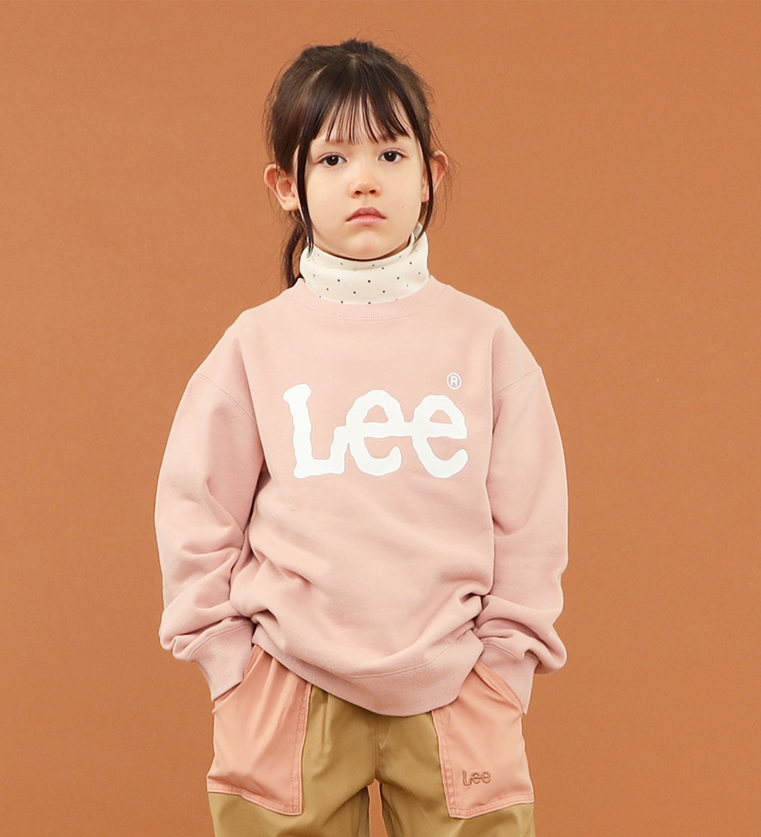 Lee(リー)の【Pre SALE】【110-150cm】【親子】キッズ Leeロゴスエット|トップス/スウェット/キッズ|ピンク