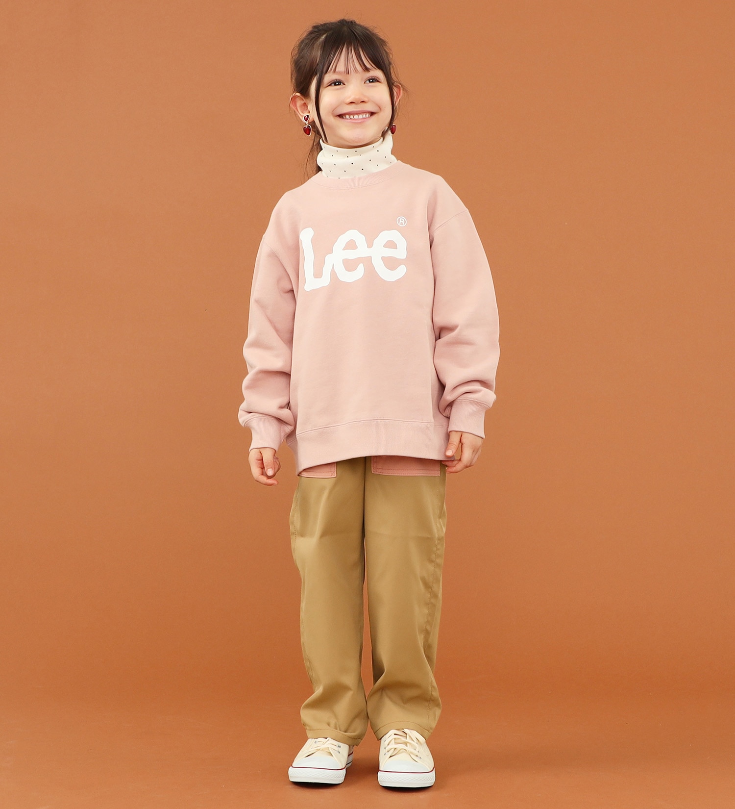 Lee(リー)の【Pre SALE】【110-150cm】【親子】キッズ Leeロゴスエット|トップス/スウェット/キッズ|ピンク