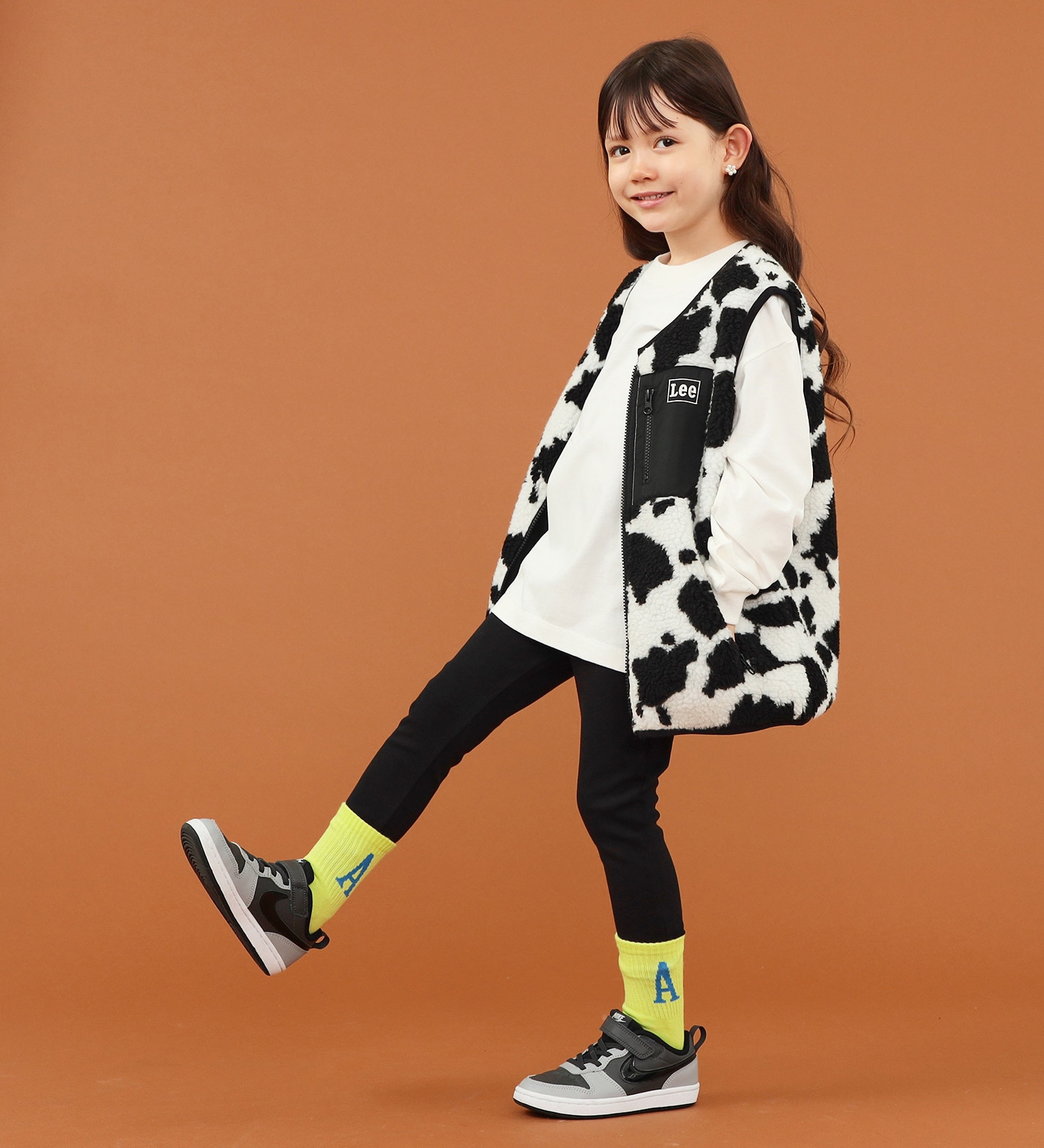 Lee(リー)の【BLACKFRIDAY】【110-150cm】【親子】キッズ Leeボアベスト リバーシブル|ジャケット/アウター/その他アウター/キッズ|アニマル