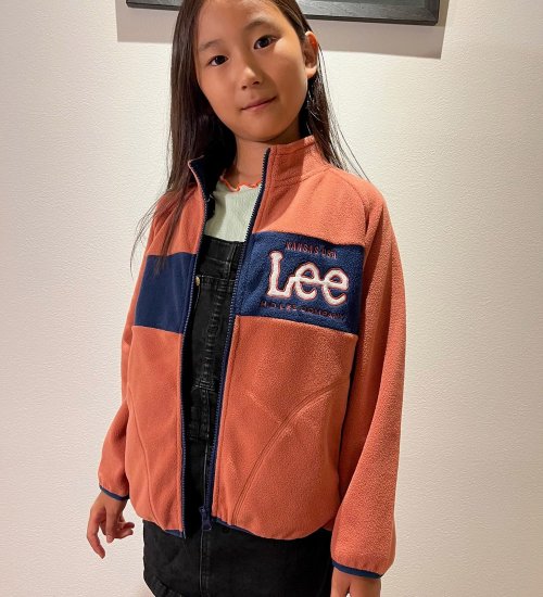 Lee(リー)の【決算SALE】【110-150cm】キッズ LeeフリースZIP UPジャケット|ジャケット/アウター/その他アウター/キッズ|オレンジ