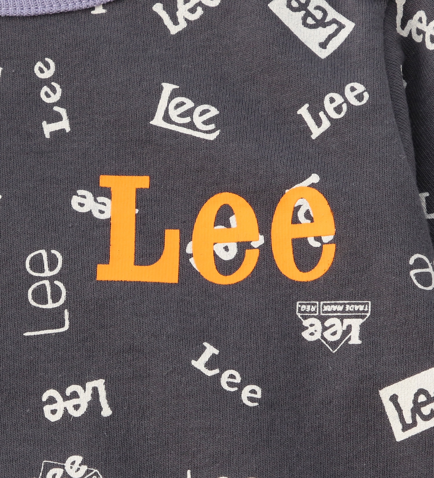 Lee(リー)の【BLACKFRIDAY】【70/80cm】ベビー Leeロゴプリント 長袖ロンパース|マタニティ/ベビー/ロンパース/キッズ|グレー