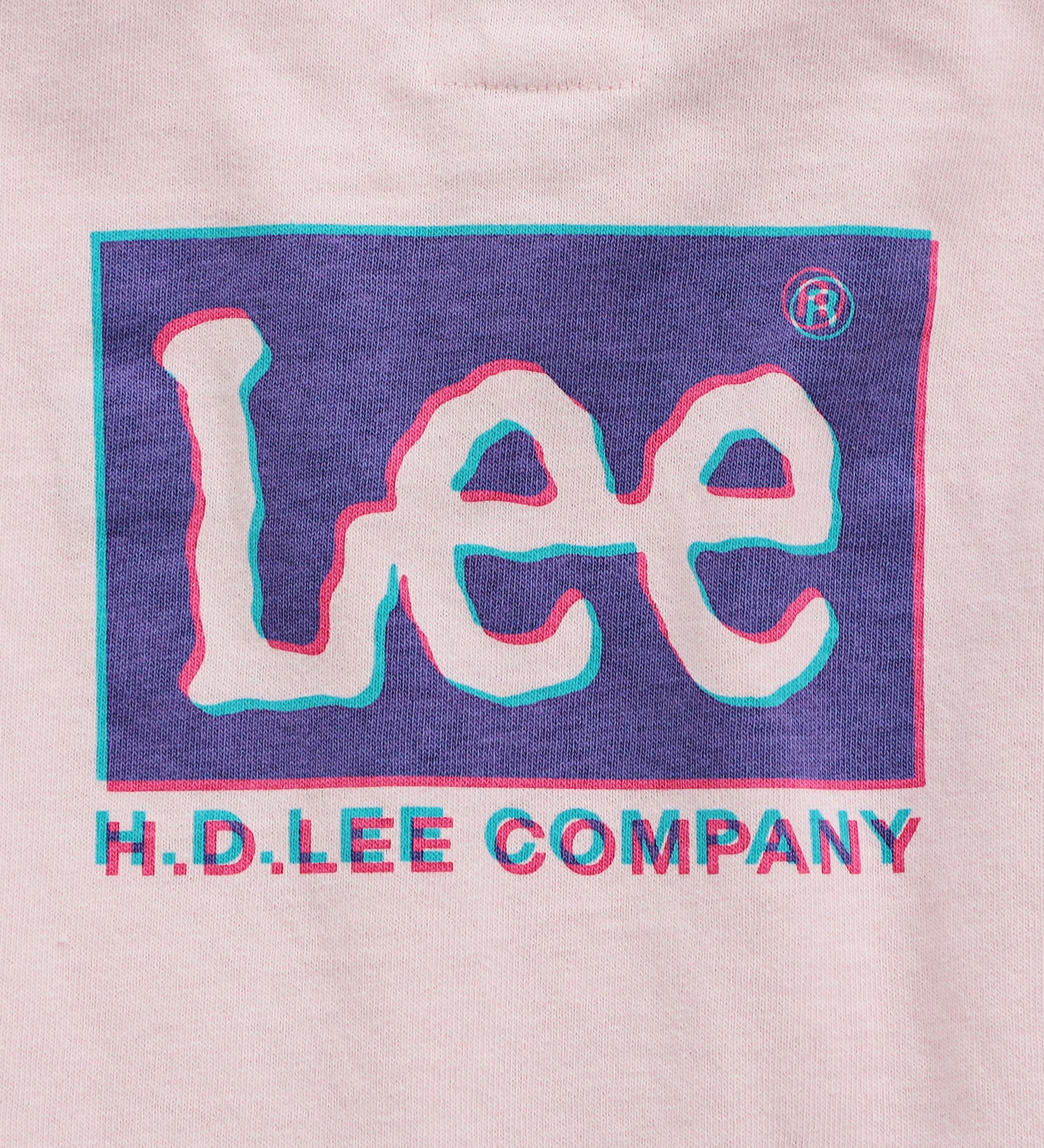 Lee(リー)の【80-100cm】ベビー バックプリント Leeロゴ ショートスリーブTee|トップス/Tシャツ/カットソー/キッズ|ピンク