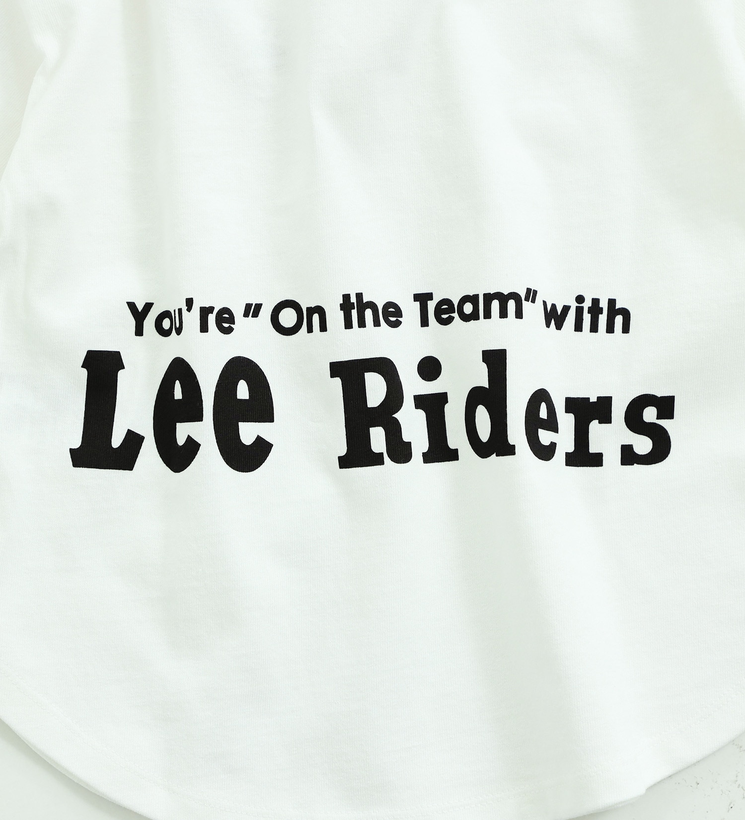 Lee(リー)の【110-150cm】ラウンドヘム ハーフスリーブTee|トップス/Tシャツ/カットソー/キッズ|ホワイト