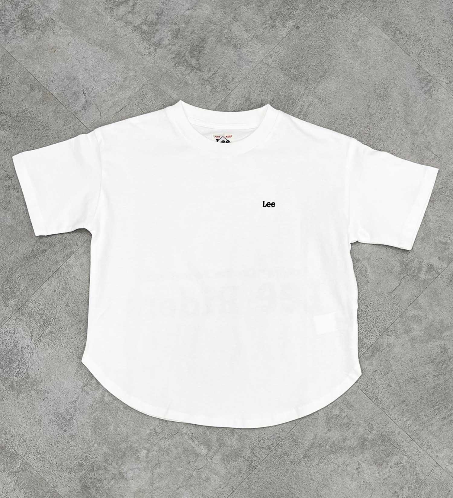 Lee(リー)の【110-150cm】キッズ ラウンドヘム 半袖Tシャツ/裾ラウンド|トップス/Tシャツ/カットソー/キッズ|ホワイト