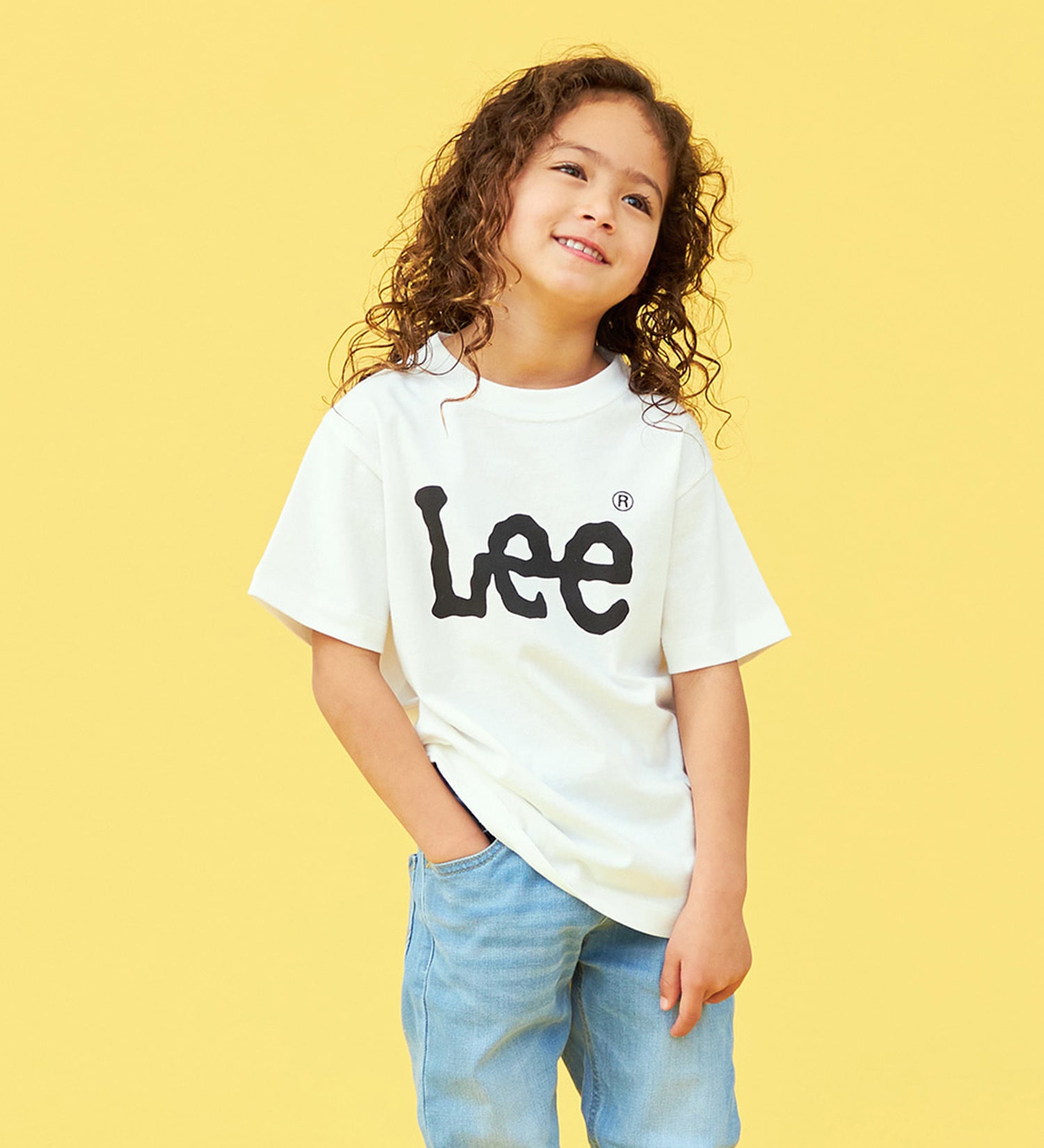 Lee(リー)の【110-150cm】キッズ Lee LOGO ショートスリーブ Tee|トップス/Tシャツ/カットソー/キッズ|ホワイト