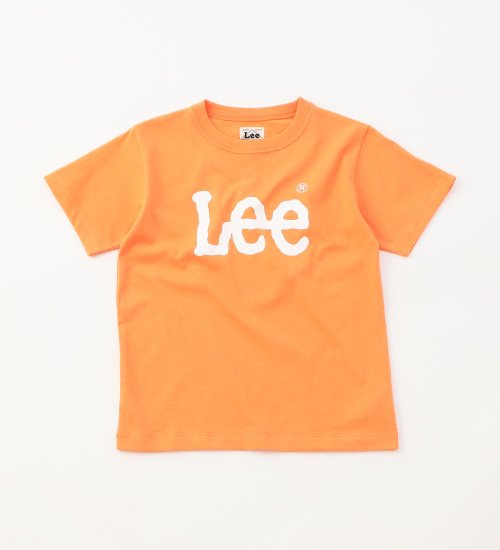 Lee(リー)の【ポイントアップ対象】【110-150cm】キッズ Lee LOGO ショートスリーブ Tee|トップス/Tシャツ/カットソー/キッズ|オレンジ