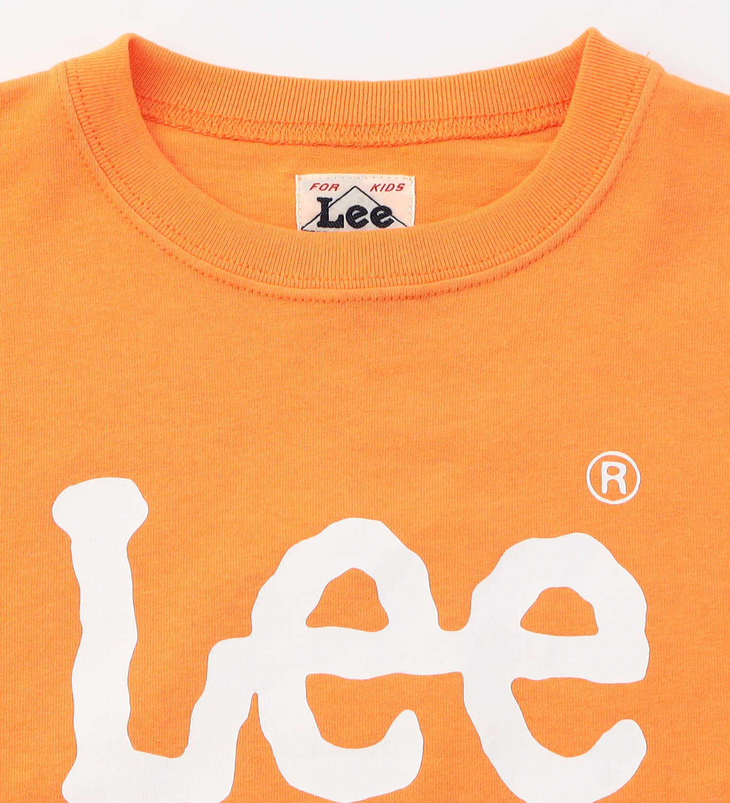 Lee(リー)の【110-150cm】キッズ Lee LOGO ショートスリーブ Tee|トップス/Tシャツ/カットソー/キッズ|オレンジ