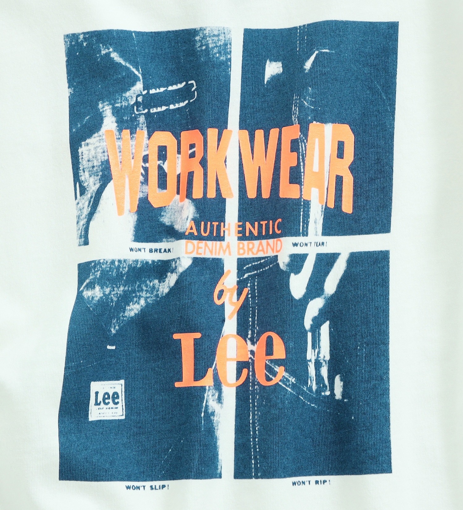 Lee(リー)の【110-150cm】キッズ WORK BACK PRINT ショートスリーブTee|トップス/Tシャツ/カットソー/キッズ|ホワイト