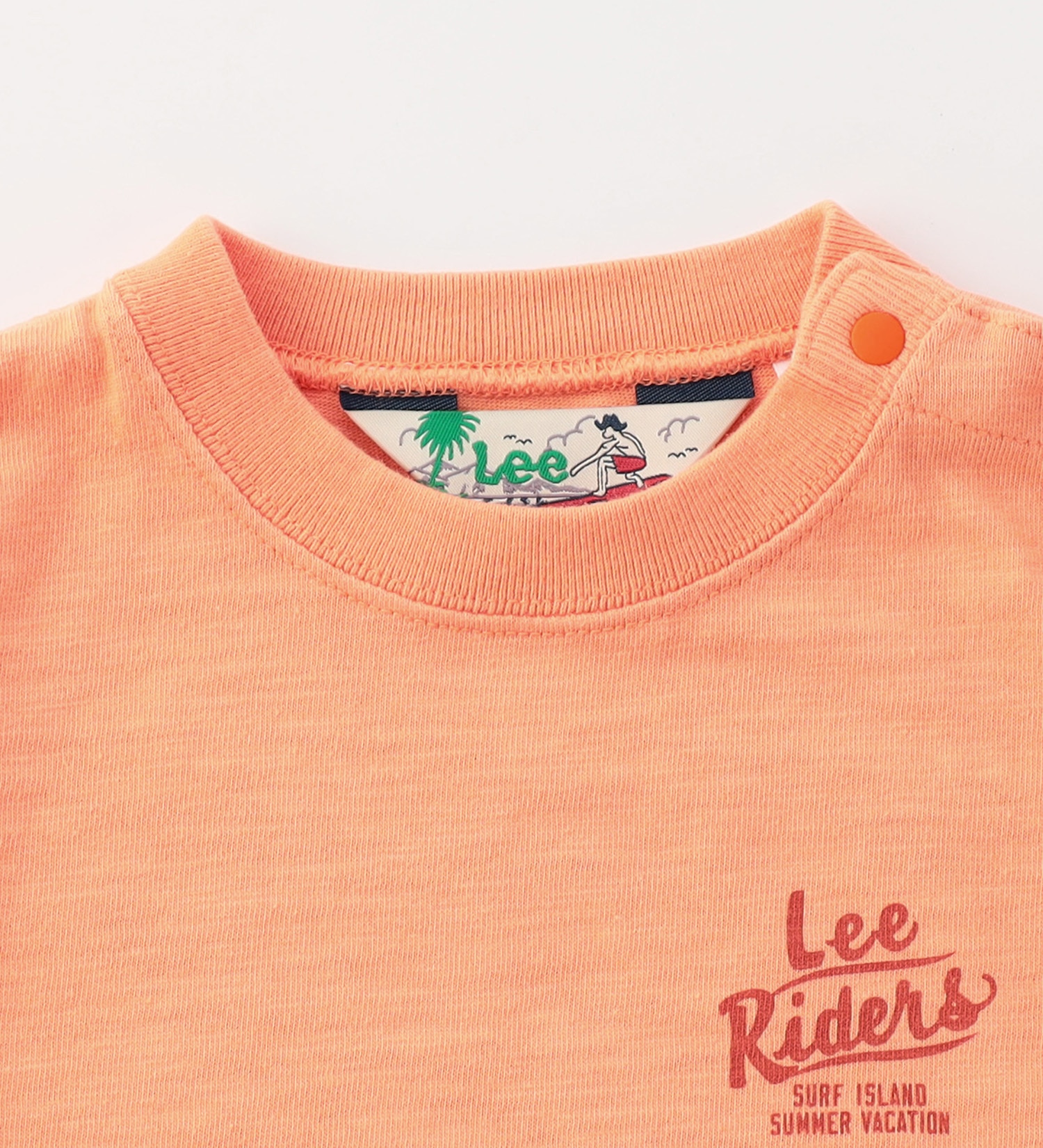 Lee(リー)の【80-100cm】ベビー ALOHA BACK PRINT ショートスリーブTee|トップス/Tシャツ/カットソー/キッズ|オレンジ