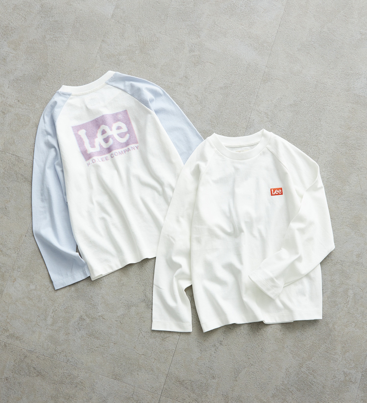 Lee(リー)の【110-150cm】キッズ 【親子コーデ】バックプリント 長袖Tシャツ/オーバーラッププリント|トップス/Tシャツ/カットソー/キッズ|ホワイト