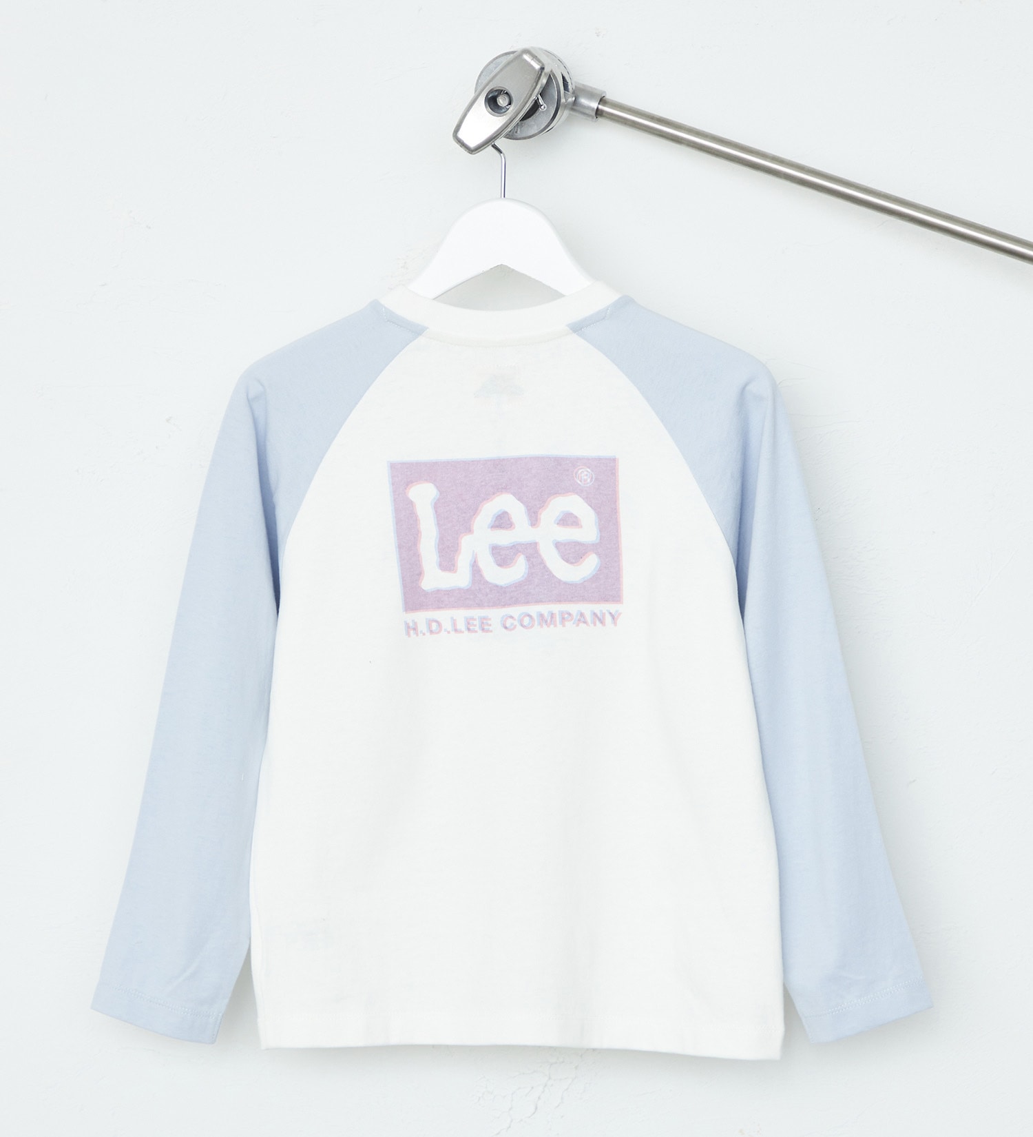 Lee(リー)の【110-150cm】キッズ 【親子コーデ】バックプリント 長袖Tシャツ/オーバーラッププリント|トップス/Tシャツ/カットソー/キッズ|ホワイト2