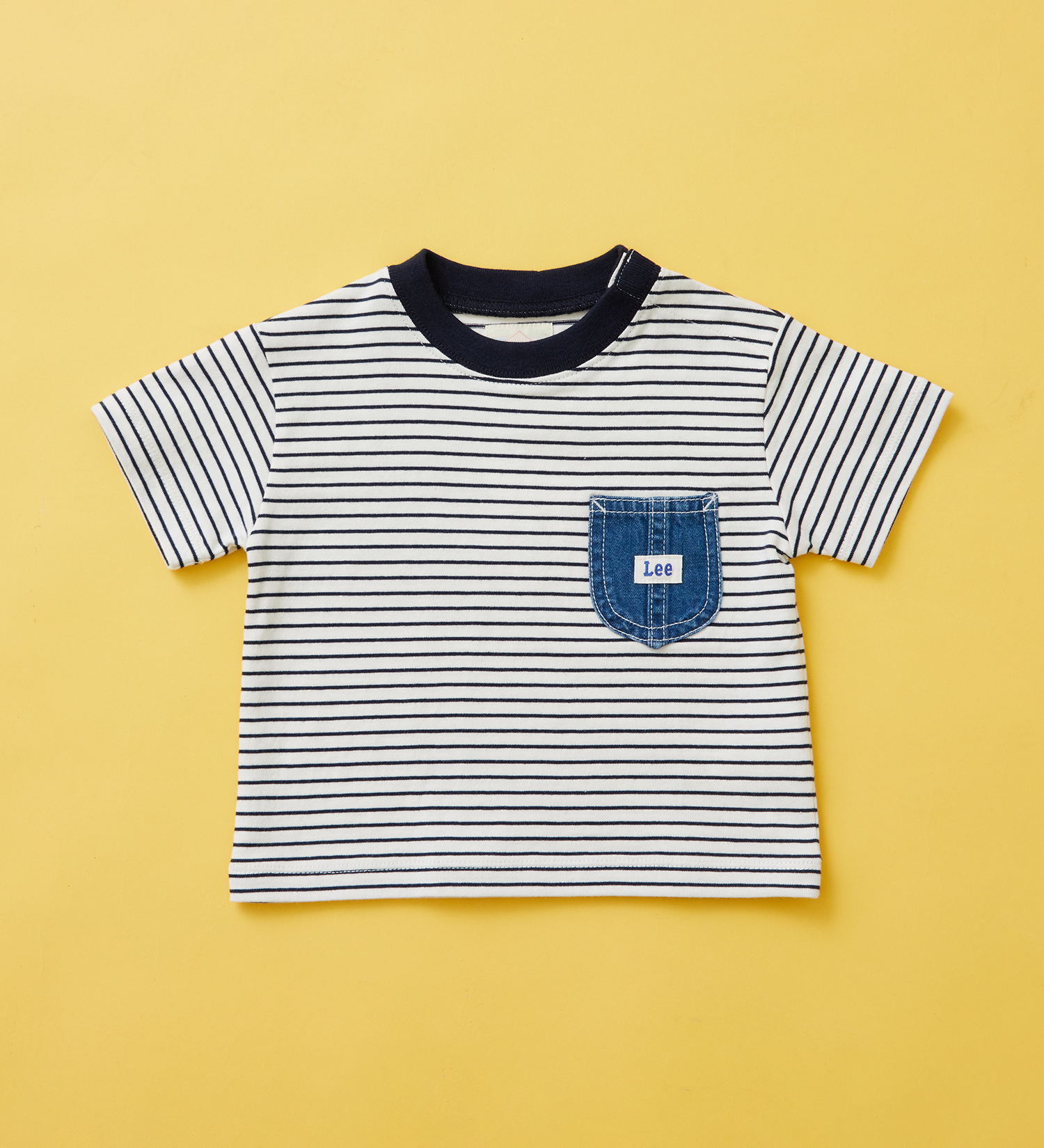 Lee(リー)の【80-100cm】ベビー デニムポケットTシャツ|トップス/Tシャツ/カットソー/キッズ|その他