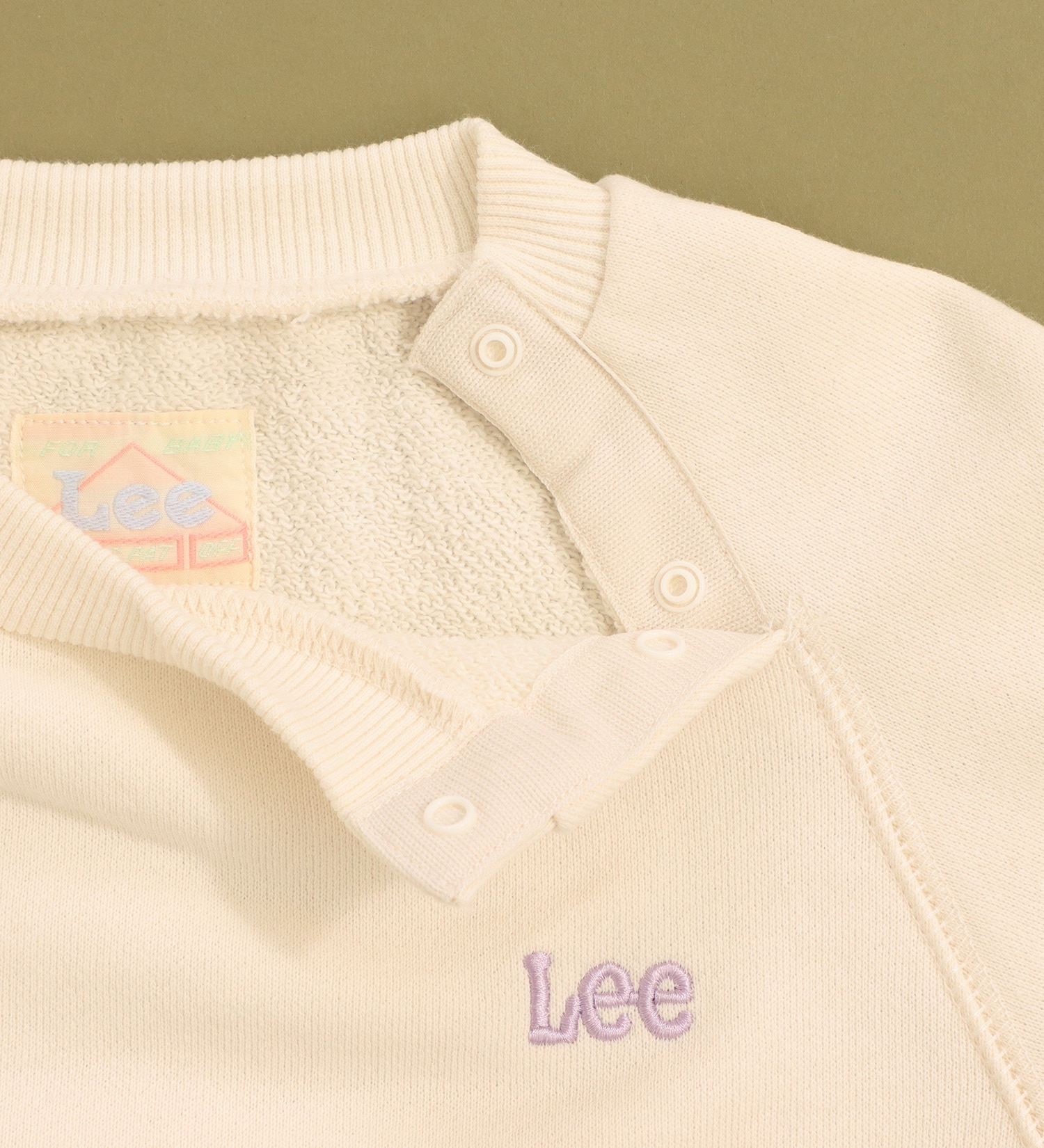 Lee(リー)の【80-100cm】ベビー ニットパネルスリーブスウェット【親子】|トップス/スウェット/キッズ|パープル