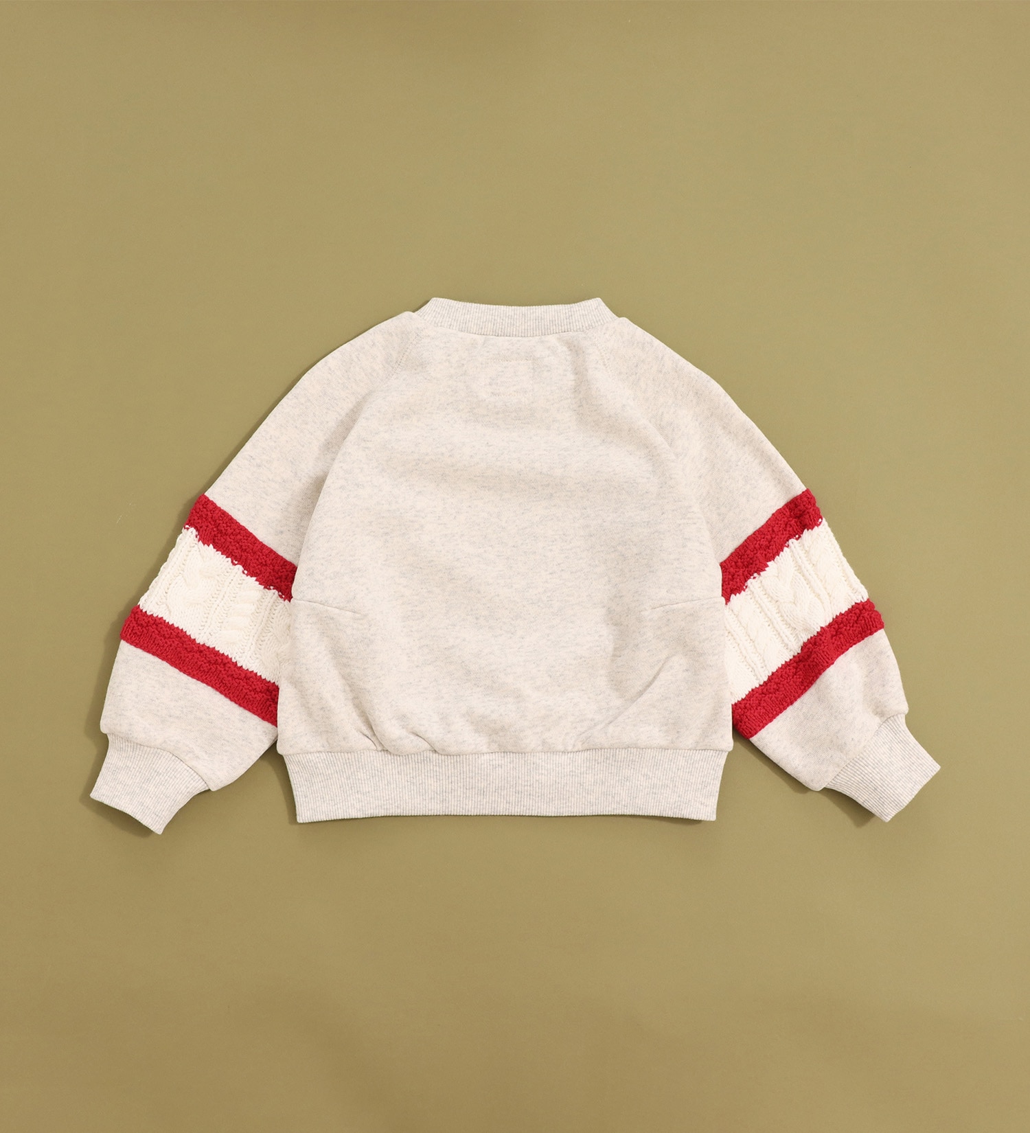 Lee(リー)の【80-100cm】ベビー ニットパネルスリーブスウェット【親子】|トップス/スウェット/キッズ|レッド