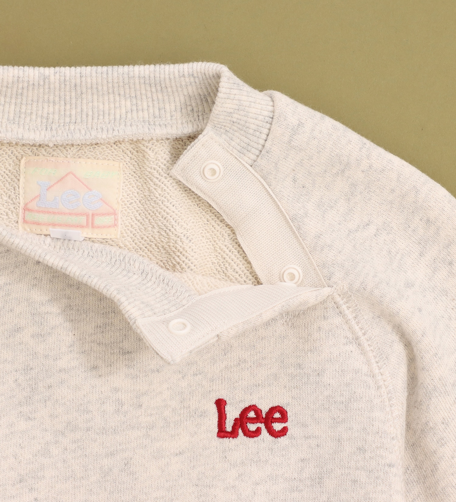 Lee(リー)の【80-100cm】ベビー ニットパネルスリーブスウェット【親子】|トップス/スウェット/キッズ|レッド