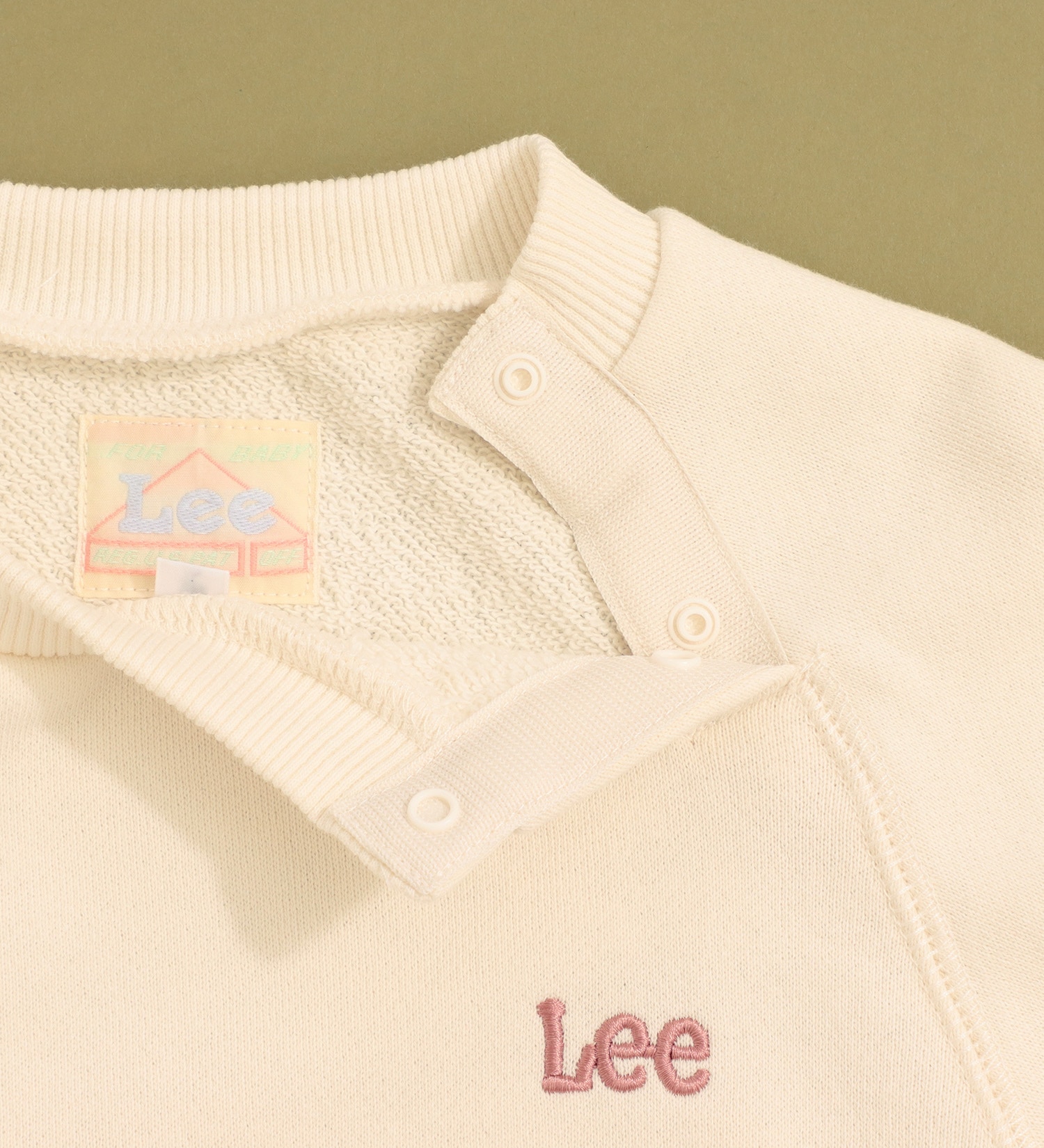 Lee(リー)の【80-100cm】ベビー ニットパネルスリーブスウェット【親子】|トップス/スウェット/キッズ|ピンク