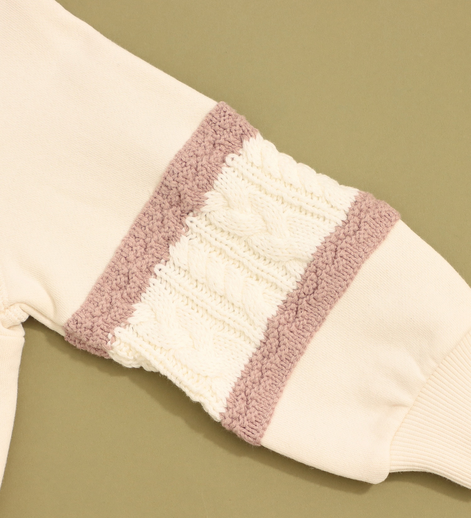Lee(リー)の【80-100cm】ベビー ニットパネルスリーブスウェット【親子】|トップス/スウェット/キッズ|ピンク