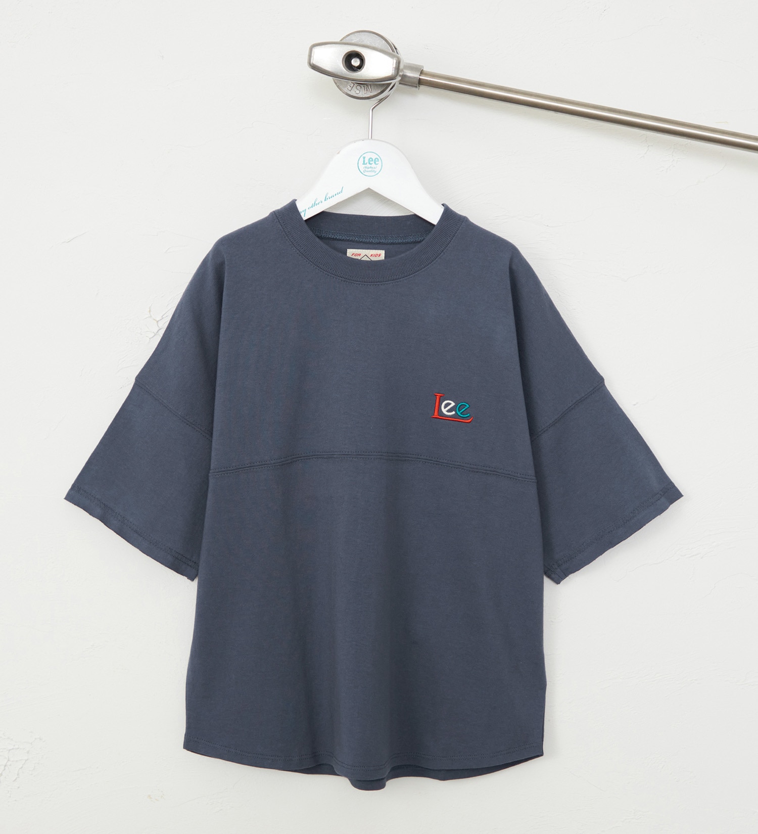 Lee(リー)の【110-150cm】キッズ ラウンドヘム半袖Tシャツ|トップス/Tシャツ/カットソー/キッズ|ネイビー